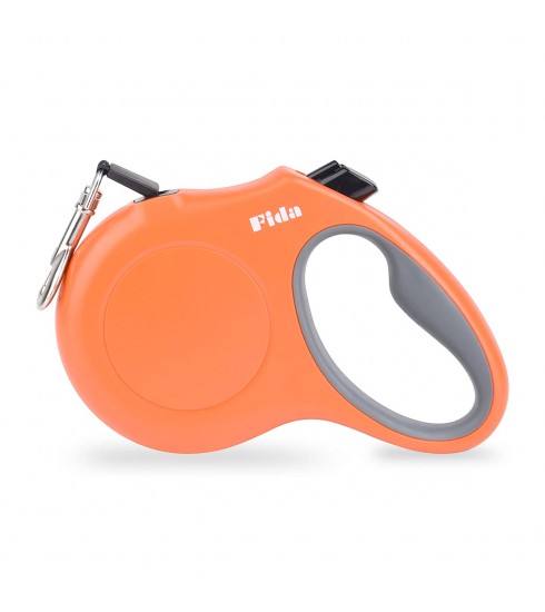 Orange retractable on sale dog leash